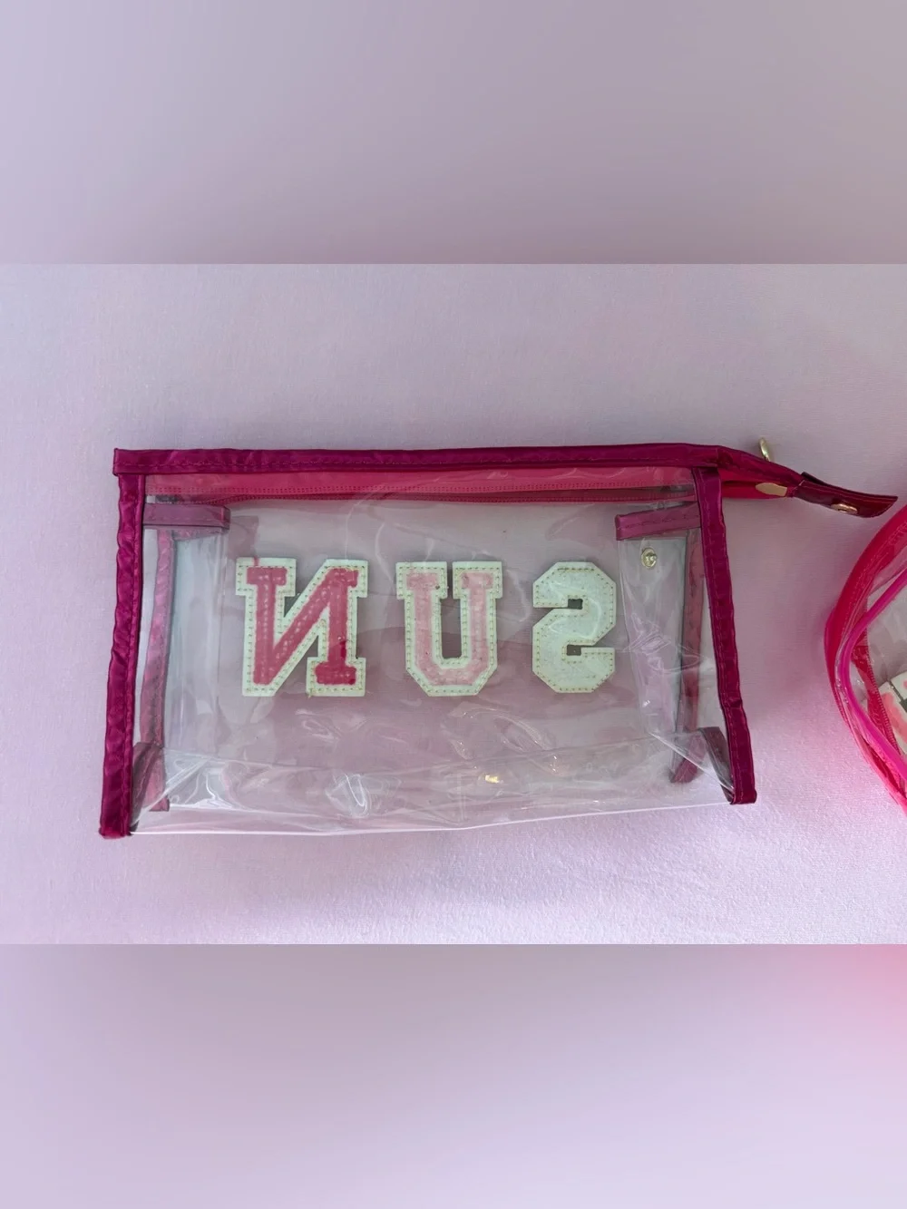 Clear Plastic Summer Beach Bag